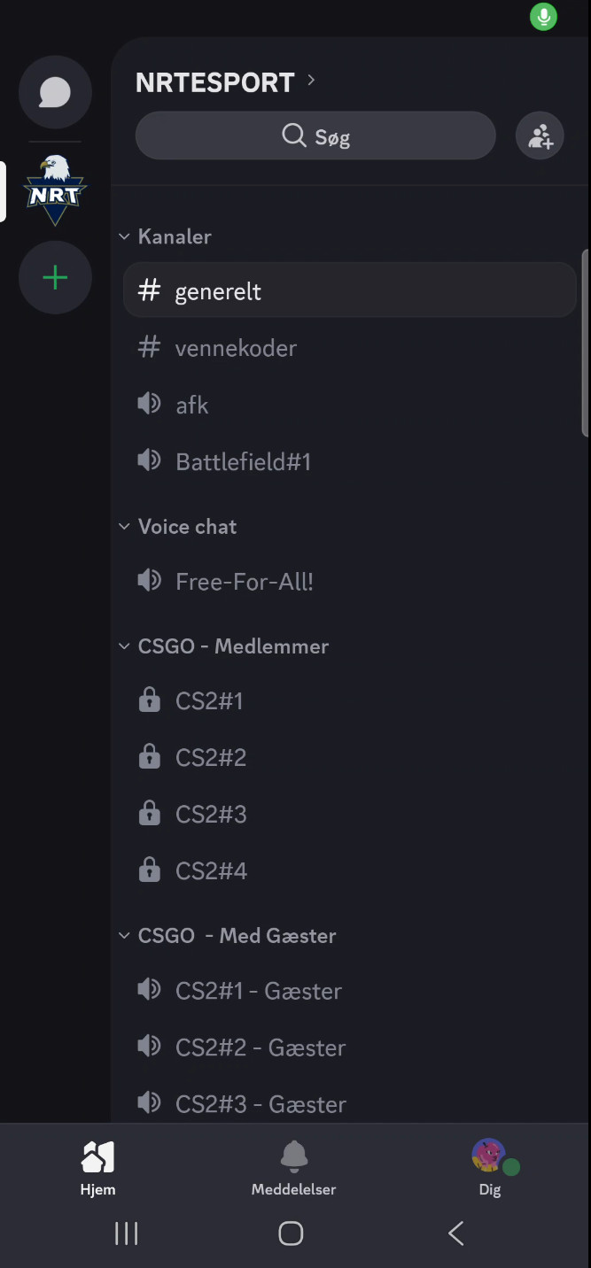 Login på pc med via app discord